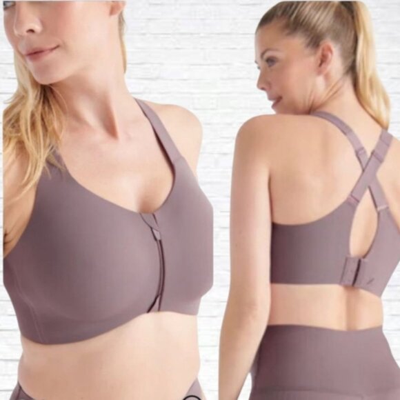 Knix Catalyst High Impact Front Zip Sports Bra Size 32C - Picture 1 of 14